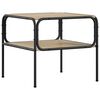 vidaXL Table d'appoint Ch&ecirc;ne Sonoma 100 x 50 x 46 cm Bois d'ing&eacute;nierie