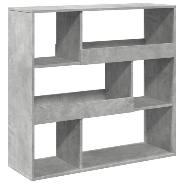 vidaXL Bibliothèque/Séparateur de pièce gris béton 100x33x94,5 cm