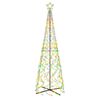 vidaXL Arbre de No&euml;l c&ocirc;ne 500 LED Color&eacute;es 100x300 cm