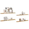 vidaXL &Eacute;tag&egrave;re Murale 4 pcs Beige 115 x 9 x 3 cm Bois d'ing&eacute;nierie