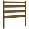 vidaXL T&ecirc;te de lit Marron miel 81x4x100 cm Bois massif de pin