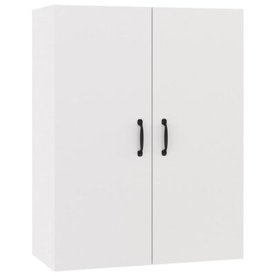 vidaXL Buffet blanc 69,5x32,5x180 cm bois d'ingénierie