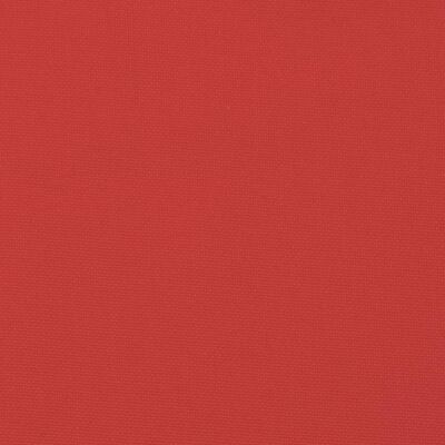 vidaXL Coussin de banc de jardin rouge 150x50x7 cm tissu oxford