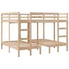 vidaXL Lit superpos&eacute; triple 160x200/80x160 cm bois de pin massif