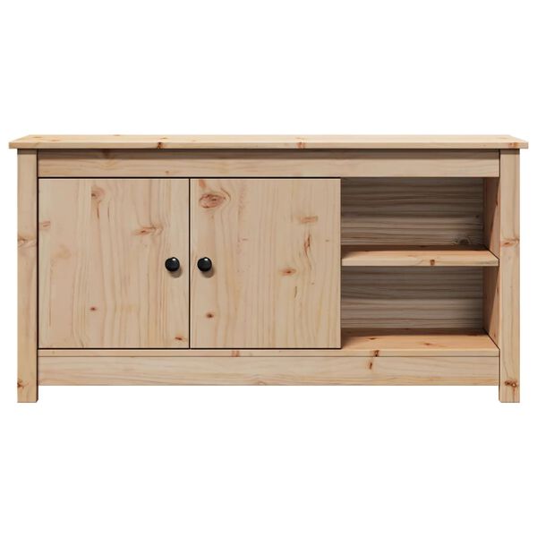 vidaXL Meuble TV 103x36,5x52 cm Bois de pin massif