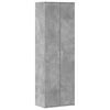 vidaXL Buffet haut gris b&eacute;ton 60x35x180 cm bois d'ing&eacute;nierie