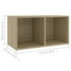 vidaXL Ensemble de meubles TV 3 pcs Ch&ecirc;ne sonoma Bois d'ing&eacute;nierie