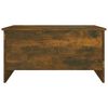 vidaXL Table basse Chêne fumé 80x55,5x41,5 cm Bois d'ingénierie