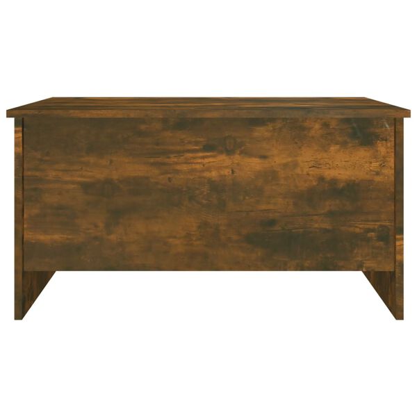vidaXL Table basse Chêne fumé 80x55,5x41,5 cm Bois d'ingénierie