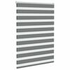 vidaXL Store z&egrave;bre gris fonc&eacute; largeur du tissu 110,9 cm polyester