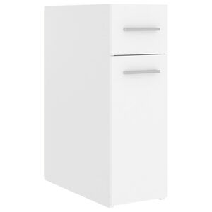 vidaXL Armoire d'apothicaire Blanc 20x45,5x60 cm Bois d&rsquo;ing&eacute;nierie