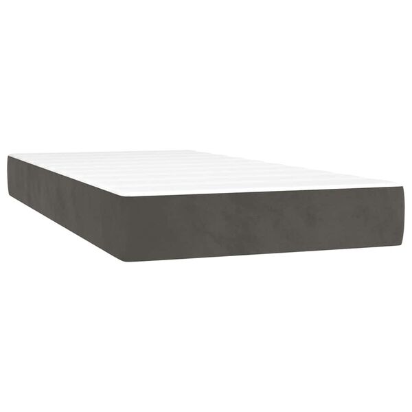 vidaXL Matelas de lit &agrave; ressorts ensach&eacute;s fermet&eacute; moyenne 80x220x20 cm velours
