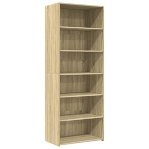 vidaXL Buffet haut ch&ecirc;ne sonoma 70x41x185 cm bois d'ing&eacute;nierie