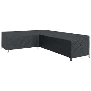 vidaXL Housse pour meubles 355 x 275 x 80 cm Tissu Oxford 210D Forme L