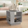 vidaXL Table basse gris b&eacute;ton 40x40x43 cm bois d'ing&eacute;nierie