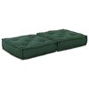 vidaXL Canap&eacute; modulaire vert 70x70x36 tissu