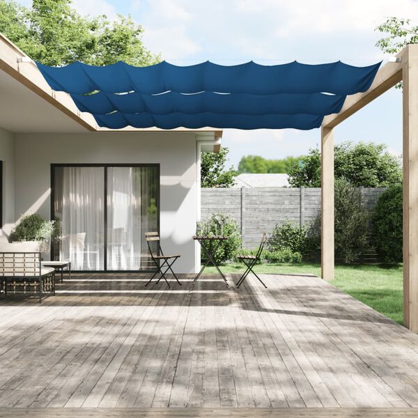vidaXL Auvent vertical Bleu 140x360 cm Tissu oxford