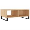vidaXL Table basse ch&ecirc;ne sonoma 90x60x35 cm bois d'ing&eacute;nierie