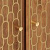vidaXL Armoires latérales 3 pcs 60x33x75 cm bois massif de manguier