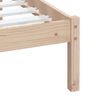 vidaXL Cadre de lit sans matelas bois massif 100x200 cm