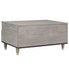 vidaXL Table basse Gris 80 x 54 x 40 cm Bois de mangue massif