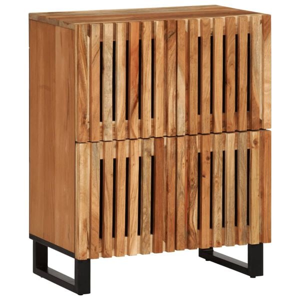 vidaXL Buffet 60x34x75 cm bois d'acacia massif