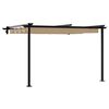 vidaXL Pavillon 300 x 300 x 200 cm Taupe Polyester