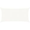 vidaXL Voile d'ombrage 160 g/m² Blanc 2,5x5 m PEHD