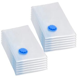 vidaXL Sacs de voyage sous vide Sacs de v&ecirc;tements 80x60 cm 10 pcs