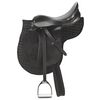 Kerbl Selle de poney en cuir Noir 32196