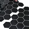 vidaXL Carreau hexagonal 20 pcs Gris 30 x 30 cm Polyur&eacute;thane et PET