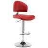 vidaXL Tabourets de bar lot de 2 rouge bordeaux similicuir