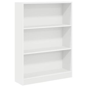vidaXL Biblioth&egrave;que blanc 80x24x109 cm bois d'ing&eacute;nierie