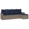 vidaXL Ensemble de canap&eacute; de jardin 5 pc 4-Nombre de places