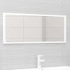 vidaXL Ensemble de meubles de salle de bain Blanc Aggloméré
