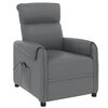 vidaXL Fauteuil inclinable &eacute;lectrique Gris Similicuir