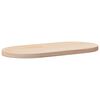 vidaXL Plateau de table 80x40x2,5 cm Bois massif Pin Ovale