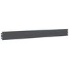 vidaXL Bordures pelouse 10pcs anthracite 10x103cm acier laminé à froid