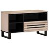 vidaXL Meuble TV 80x34x46 cm bois massif de manguier