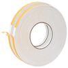 vidaXL Ruban adh&eacute;sif en mousse 2 pc Blanc 10mm x 10m Mousse CR