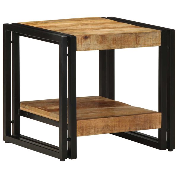 vidaXL Table basse Marron 40 x 40 x 38 cm Bois de mangue massif