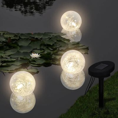 vidaXL Lampes flottantes à LED 6 pcs pour étang et piscine