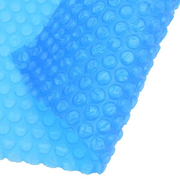 vidaXL Film solaire de piscine ronde PE 455 cm Bleu