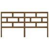 vidaXL T&ecirc;te de lit Marron miel 206x4x100 cm Bois massif de pin