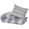 vidaXL Ensemble de housse de couette Gris 220x240 cm Coton