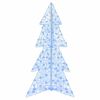 vidaXL Sapin de No&euml;l avec 160 LED Bleu 150 cm Acrylique