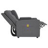 vidaXL Fauteuil de massage inclinable porte-gobelet 2places gris clair