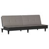 vidaXL Canap&eacute;-lit taupe tissu