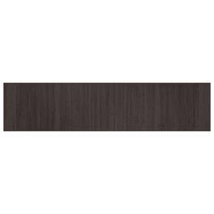 vidaXL Tapis rectangulaire marron fonc&eacute; 70x300 cm bambou