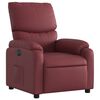 vidaXL Fauteuil inclinable &eacute;lectrique Rouge bordeaux Similicuir